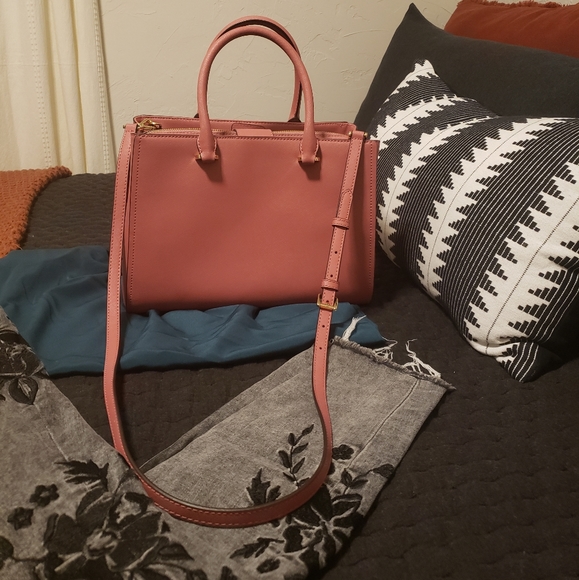 💋SOLD💋 Tulip Michael Kors Large Satchel - Picture 4 of 16